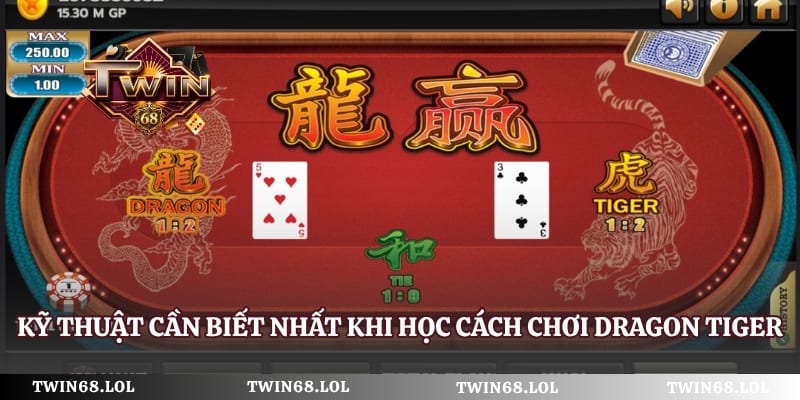 Kỹ thuật cần biết nhất khi học cách chơi Dragon Tiger